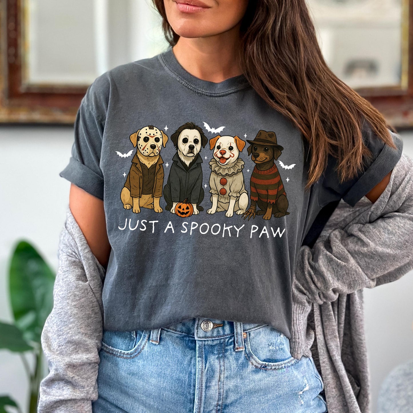 Just a Spooky Paw T-shirt
