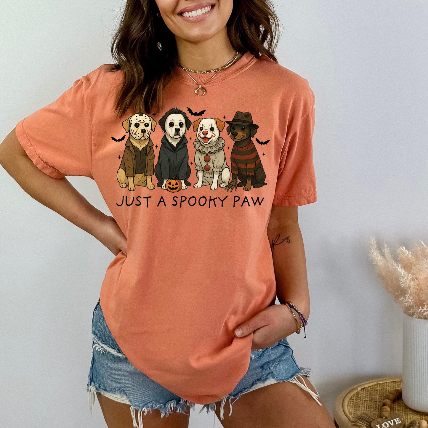Just a Spooky Paw T-shirt