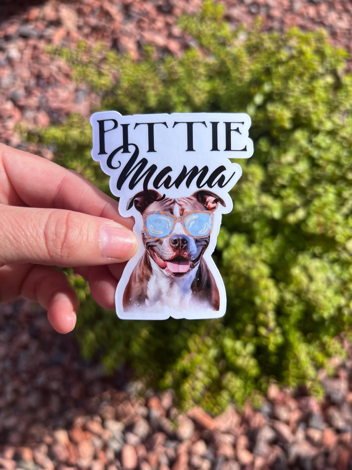 Pittie Mama Sticker