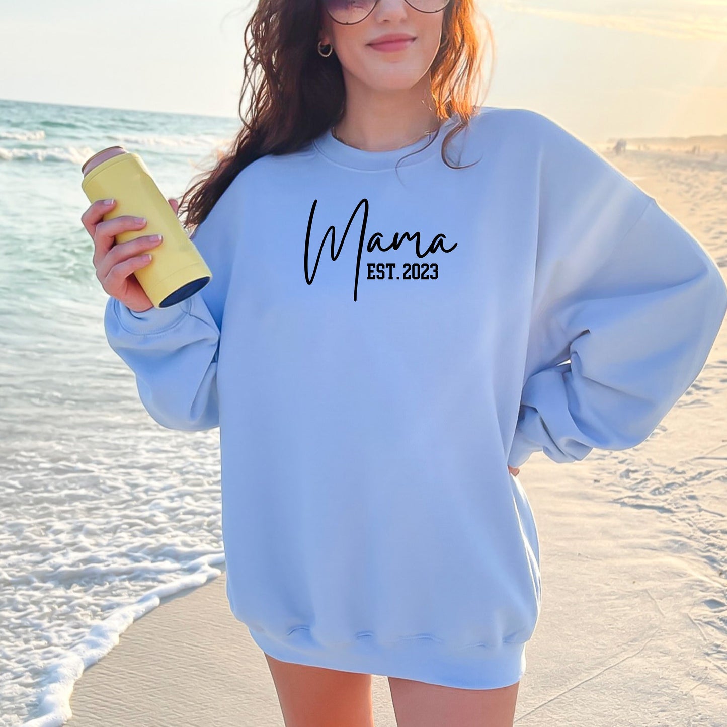 Personalized Mama Sweatshirt - WaveBerry Threads