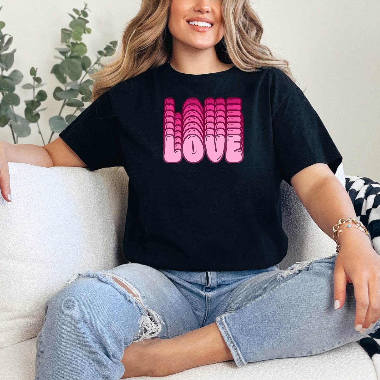Pink Love T-Shirt - WaveBerry Threads