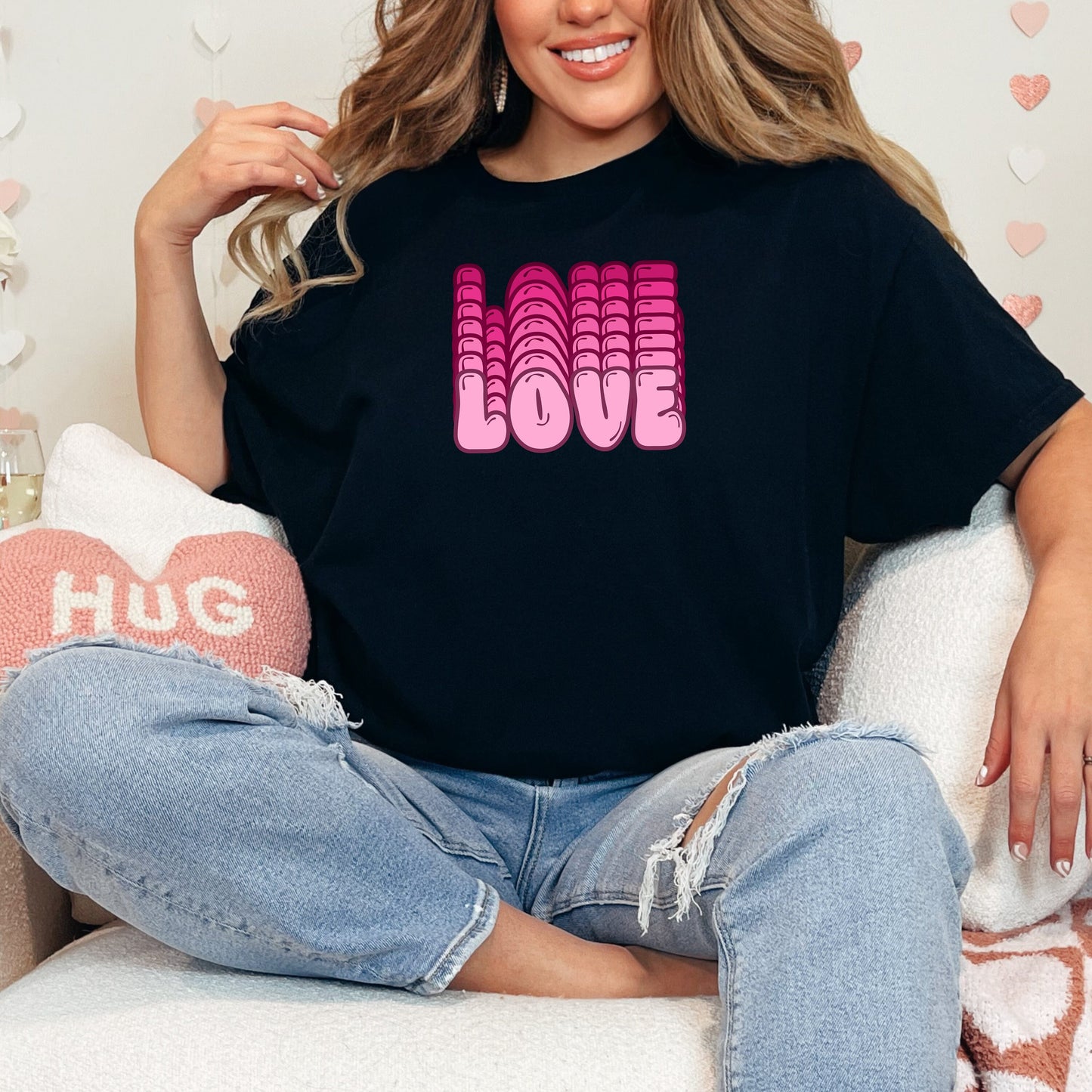 Pink Love T-Shirt - WaveBerry Threads