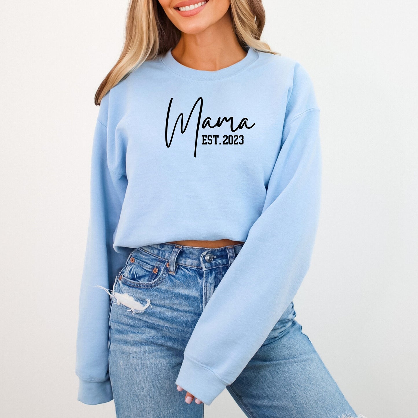 Personalized Mama Sweatshirt - WaveBerry Threads