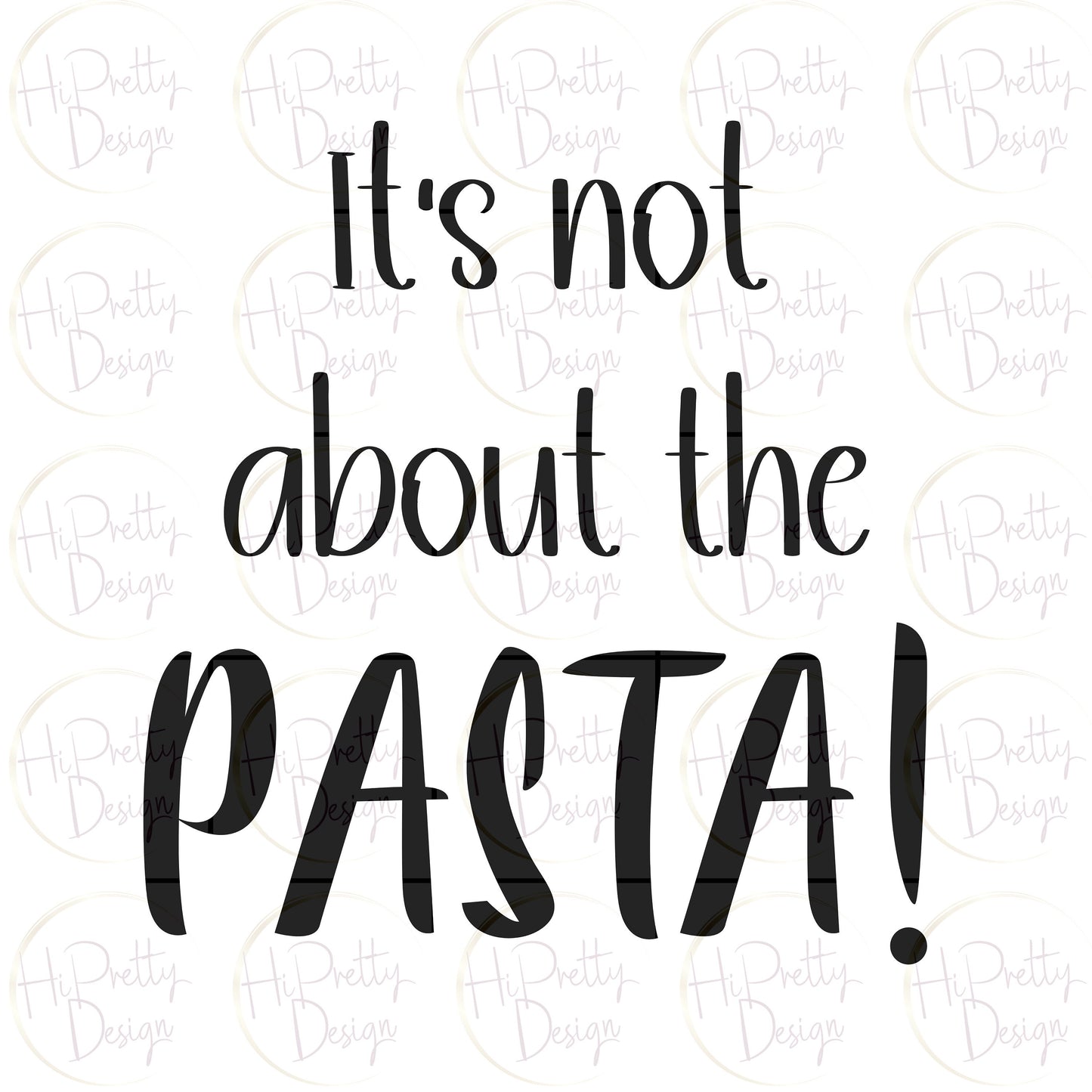 It's Not About the Pasta Vanderpump Rules T-Shirt - WaveBerry Threads
