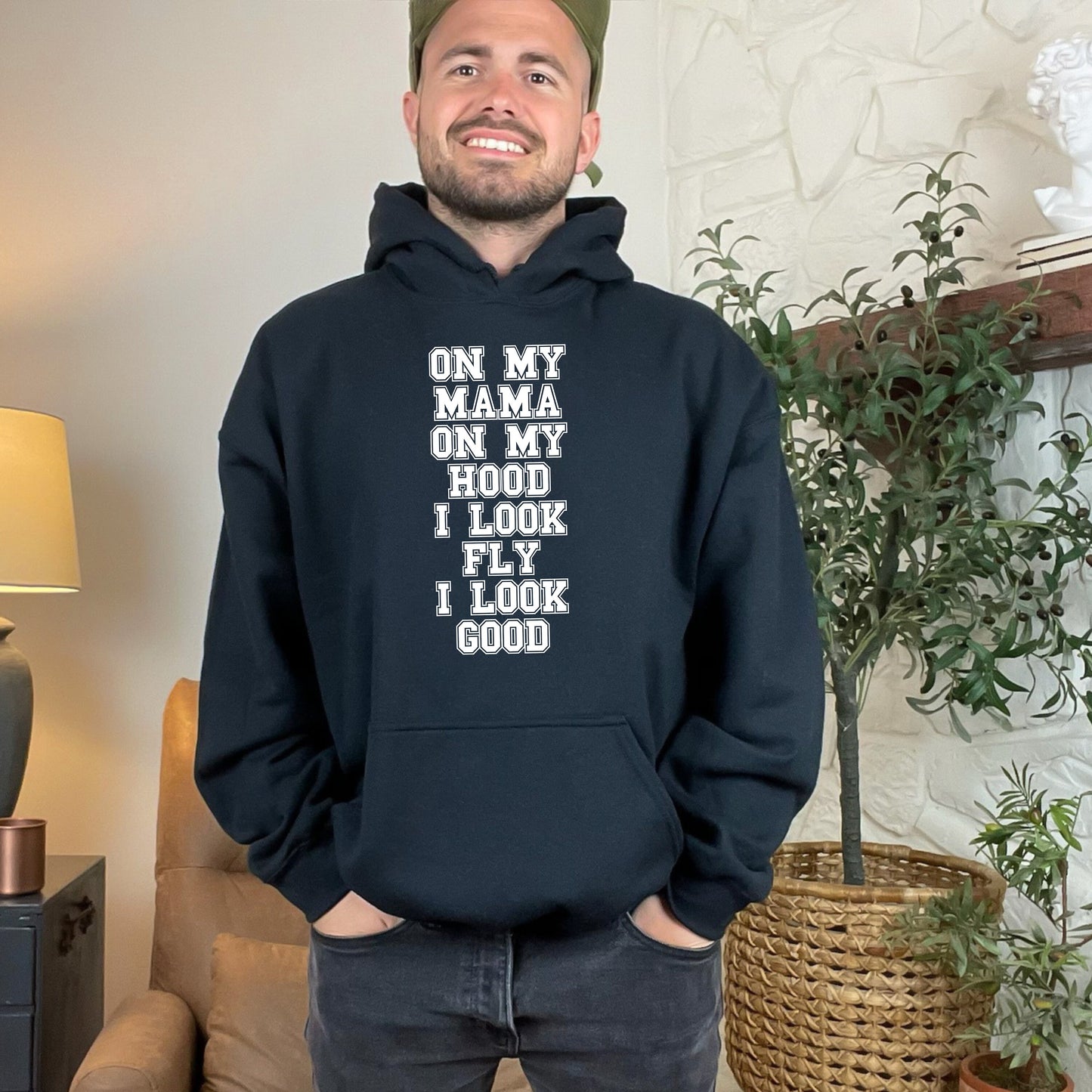 On My Mama Hoodie Sweatshirt - WaveBerry Threads