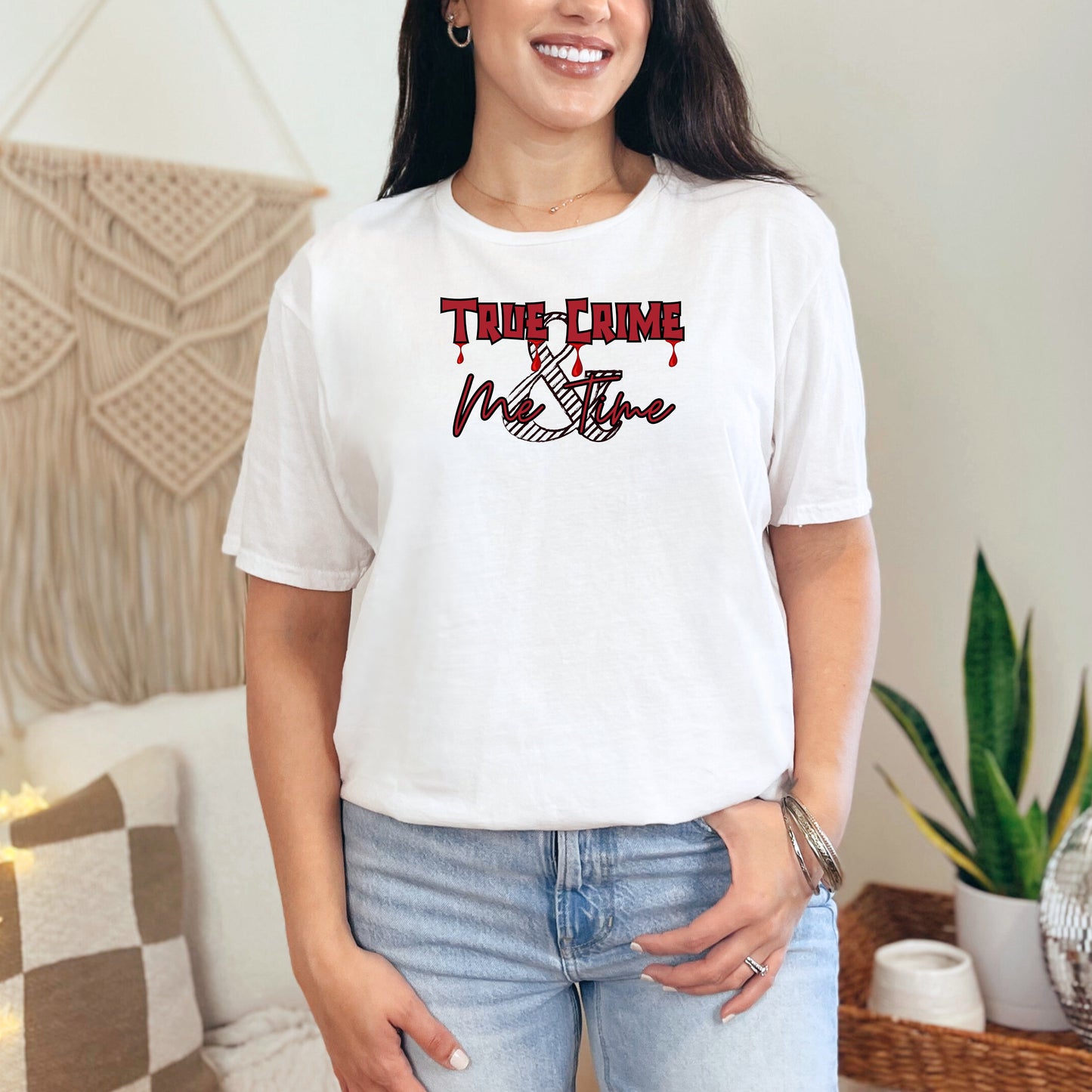 True Crime & Me Time T-Shirt - WaveBerry Threads