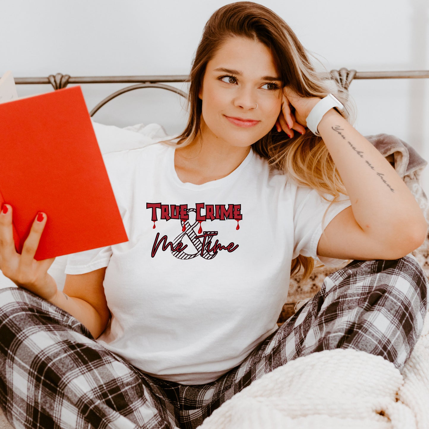 True Crime & Me Time T-Shirt - WaveBerry Threads