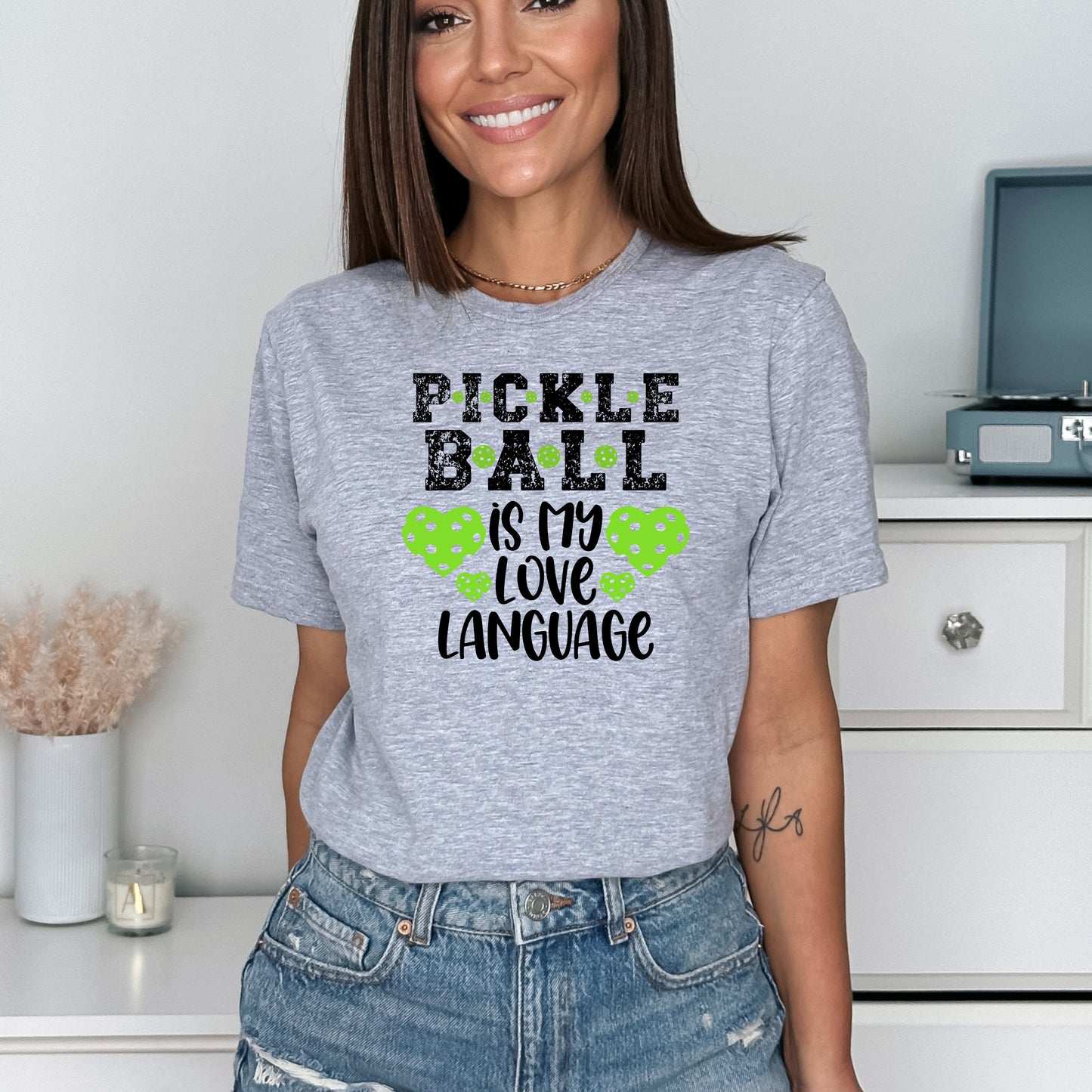 Pickleball Is My Love Language T-Shirt - WaveBerry Threads