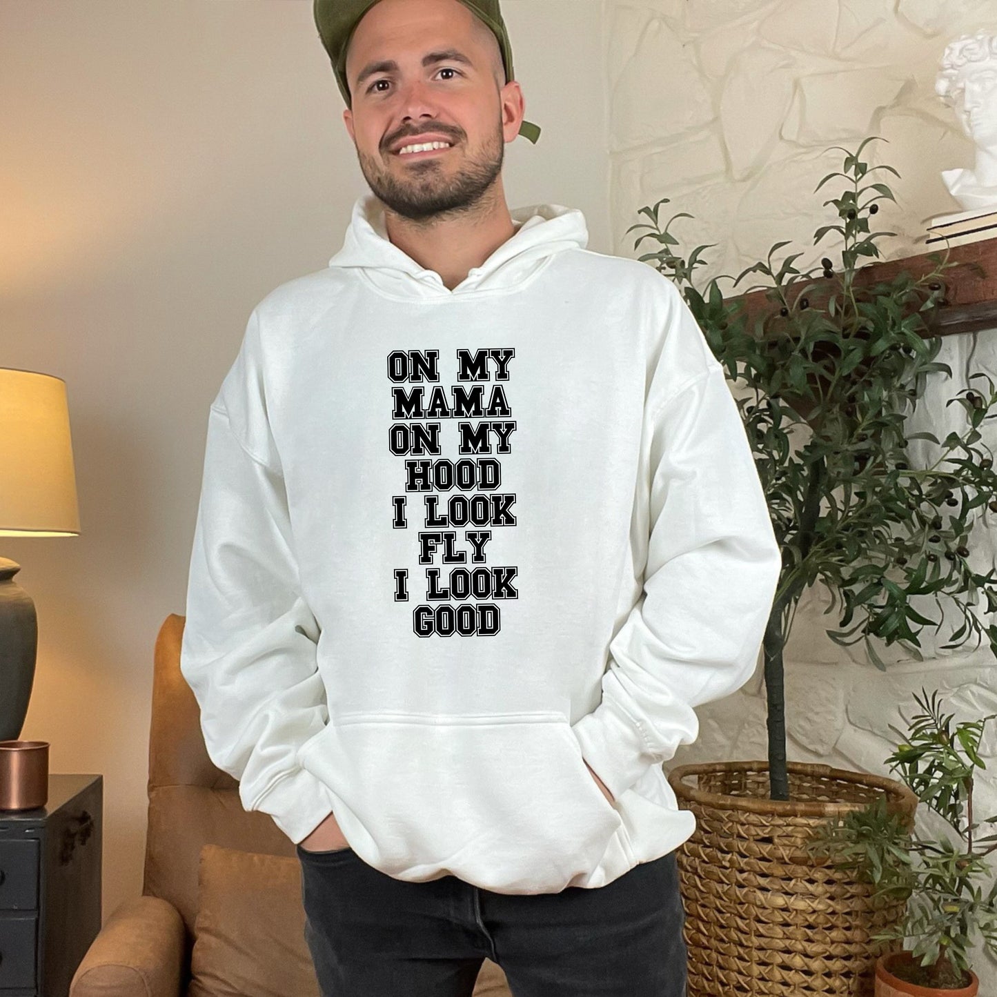 On My Mama Hoodie Sweatshirt - WaveBerry Threads