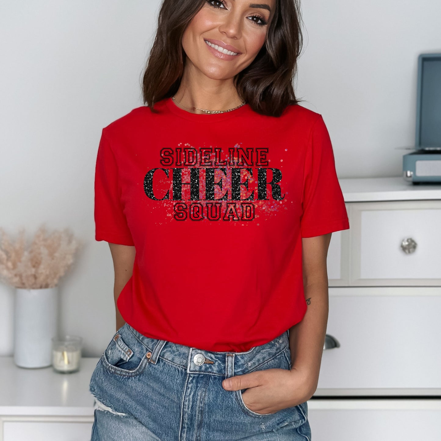 Sideline Cheer Squad T-Shirt - WaveBerry Threads