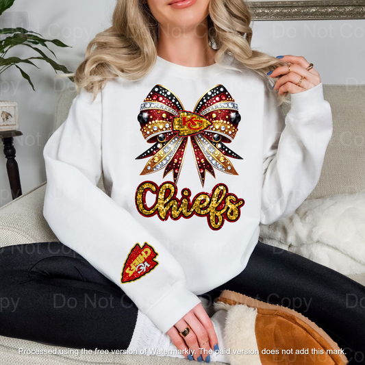 Custom NFL Team Crewneck Sweatshirt