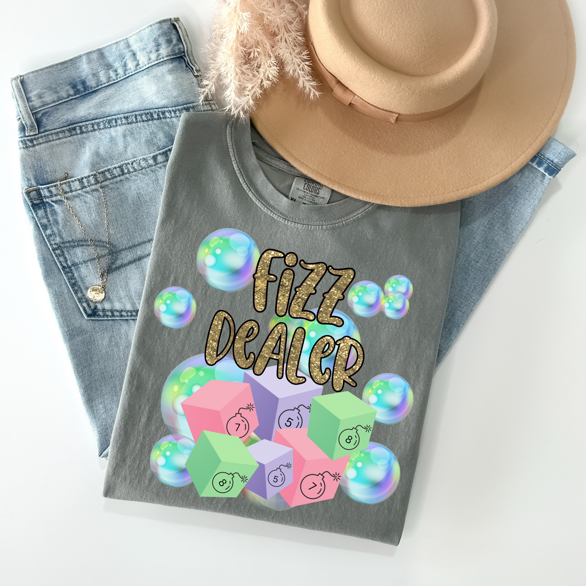 Fizz Dealer T-Shirt, Bomb Party Jewelry, BP Rep shirt, Diamonds and Unicorns, Fizzing Jewelry, Fizz Bomb Tee, Jewelry Shirt - WaveBerry Threads