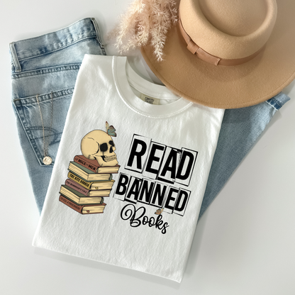 Read Banned Books T-Shirt - WaveBerry Threads