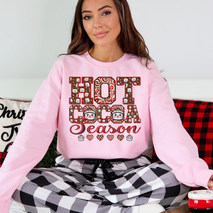 Hot Cocoa Season Crewneck Sweatshirt - WaveBerry Threads