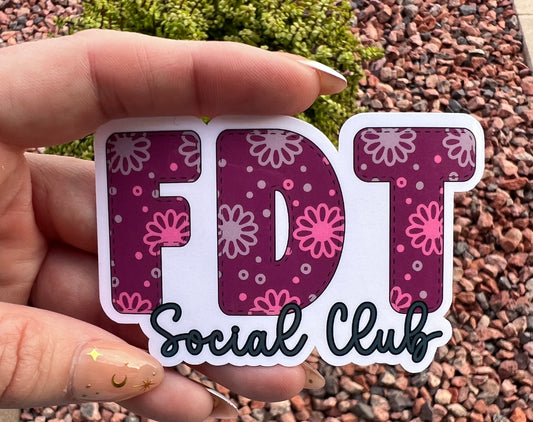 FDT Social Club Sticker