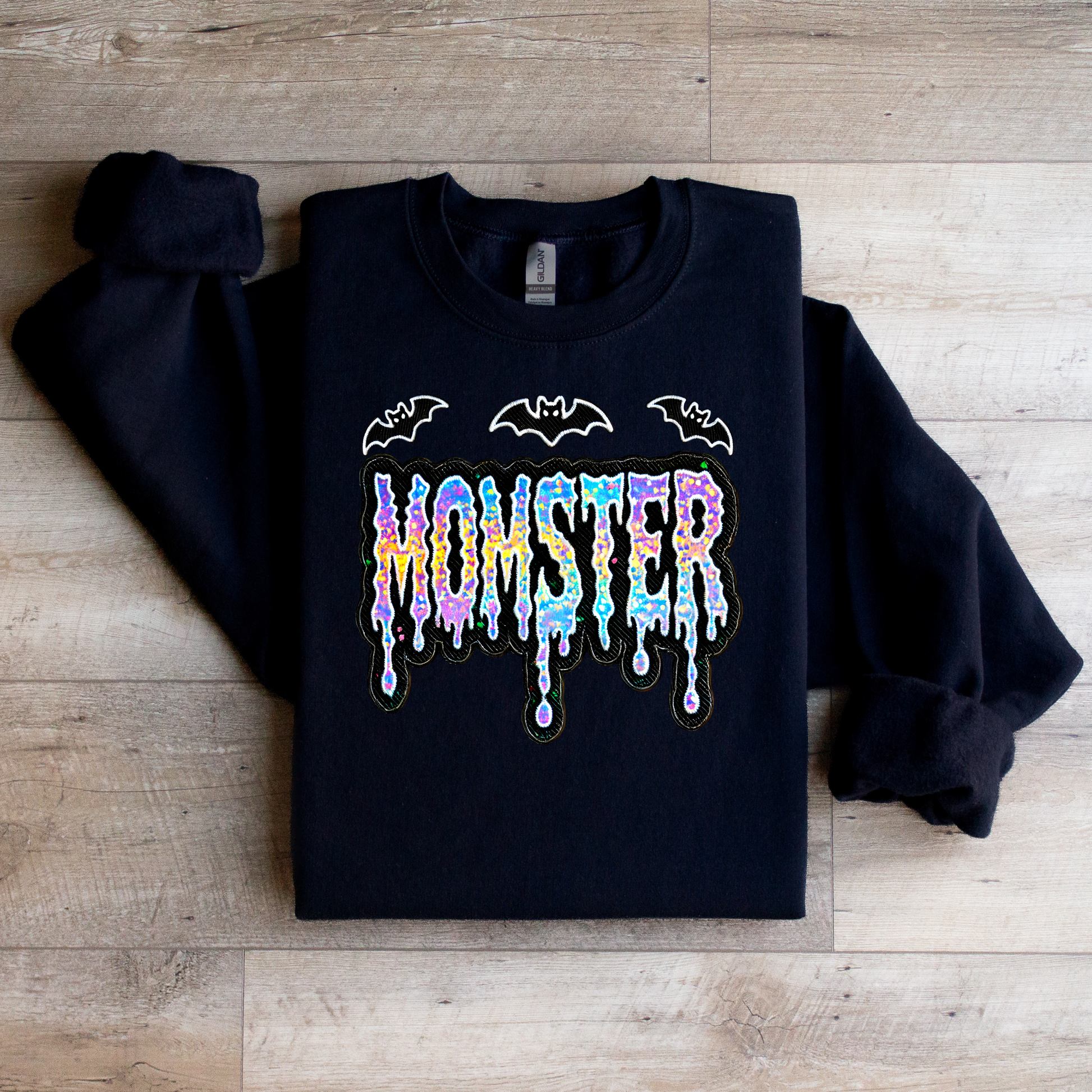 Momster Halloween Crewneck Sweatshirt - WaveBerry Threads