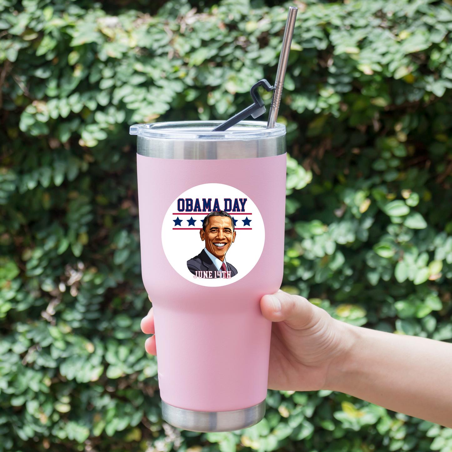 Obama Day June 14th Sticker