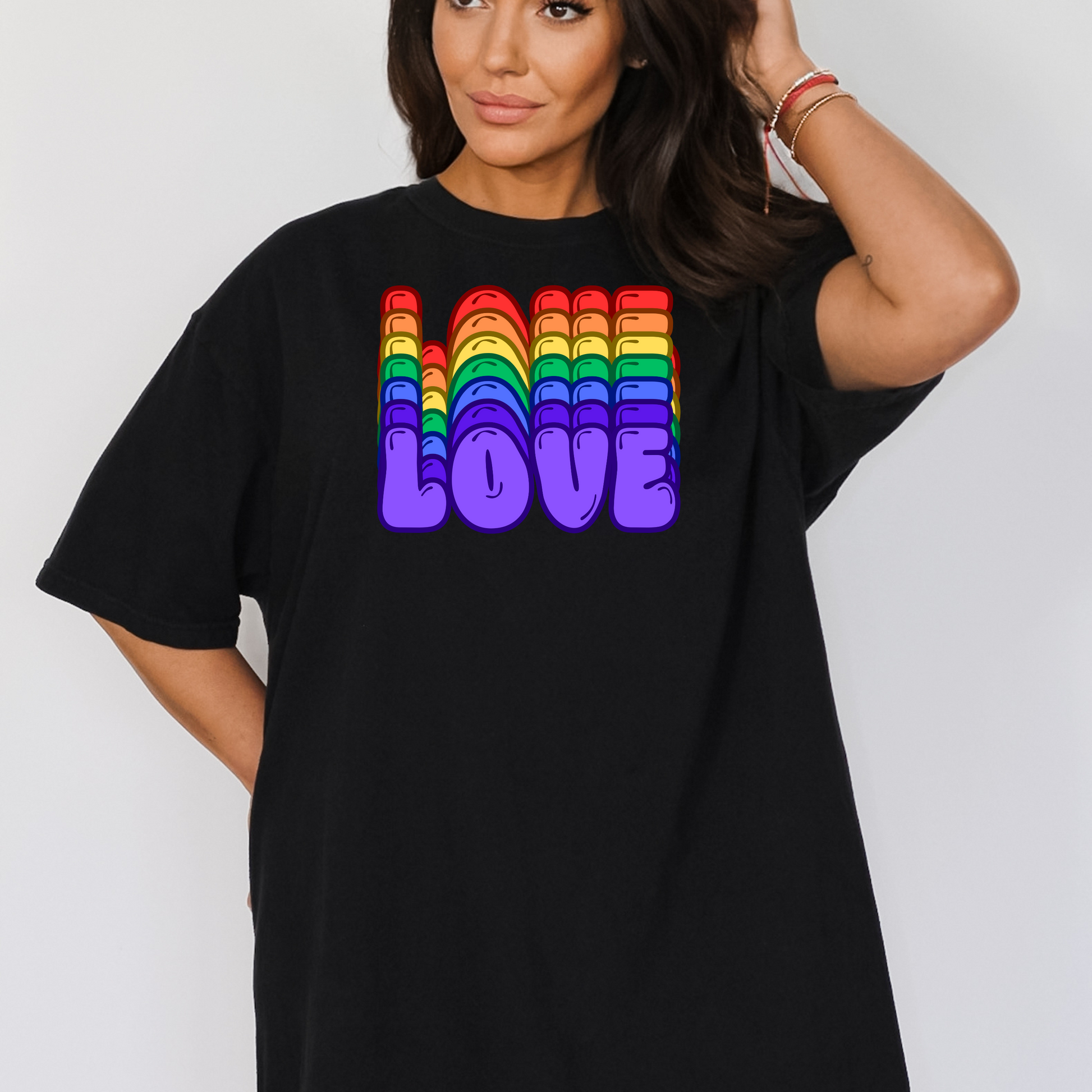 Love Rainbow T-Shirt - WaveBerry Threads