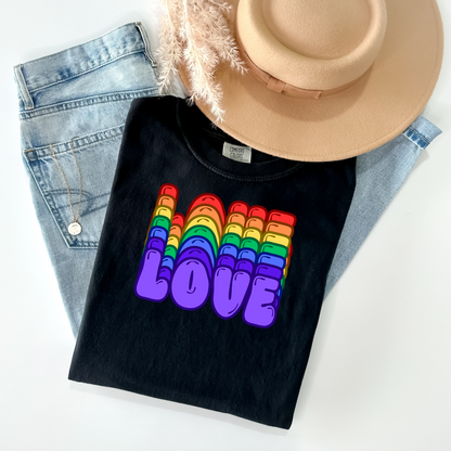 Love Rainbow T-Shirt - WaveBerry Threads