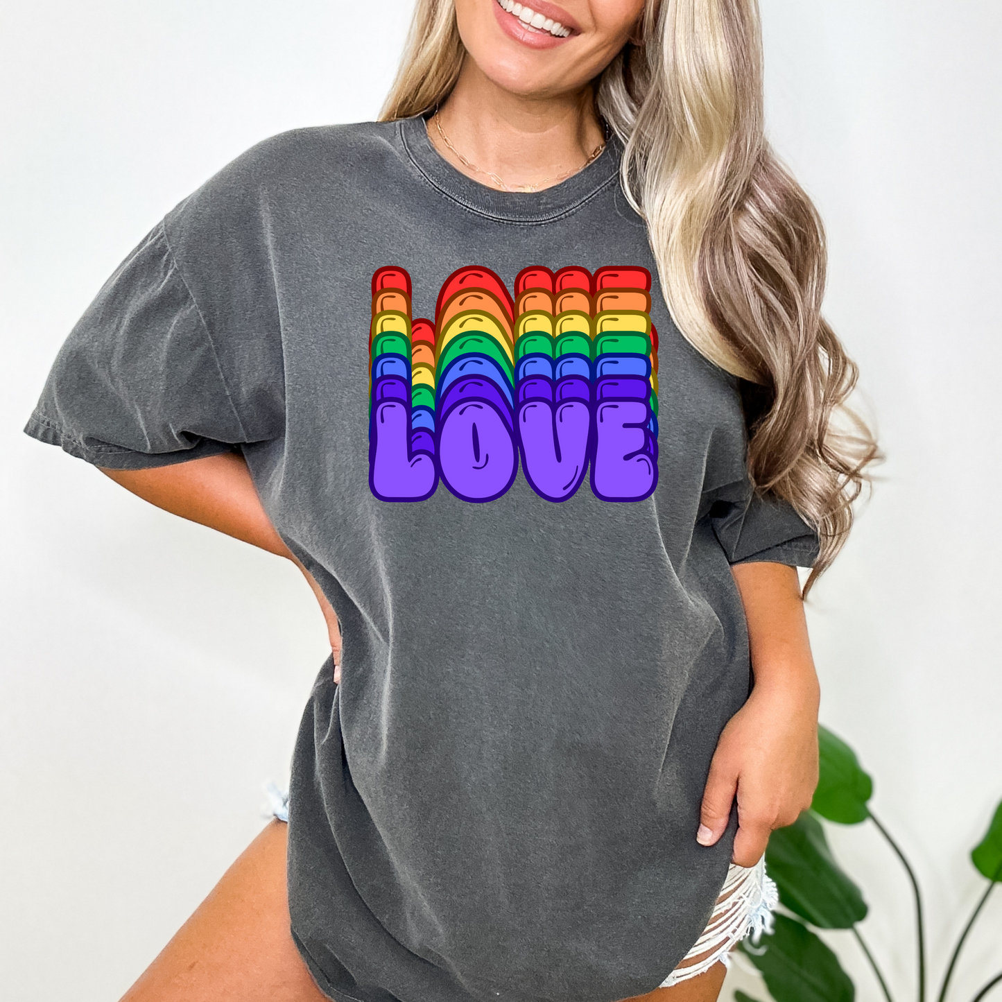 Love Rainbow T-Shirt - WaveBerry Threads