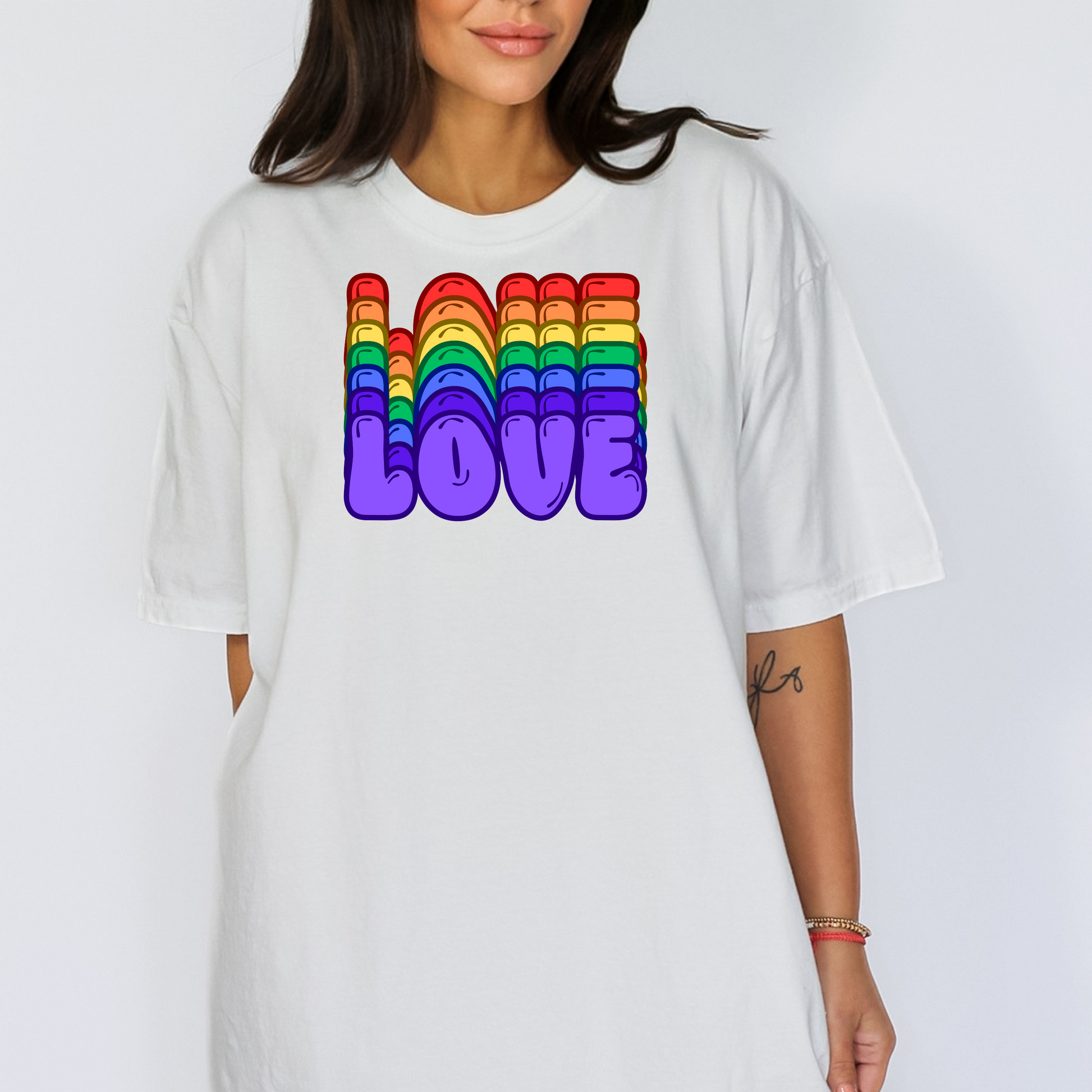 Love Rainbow T-Shirt - WaveBerry Threads