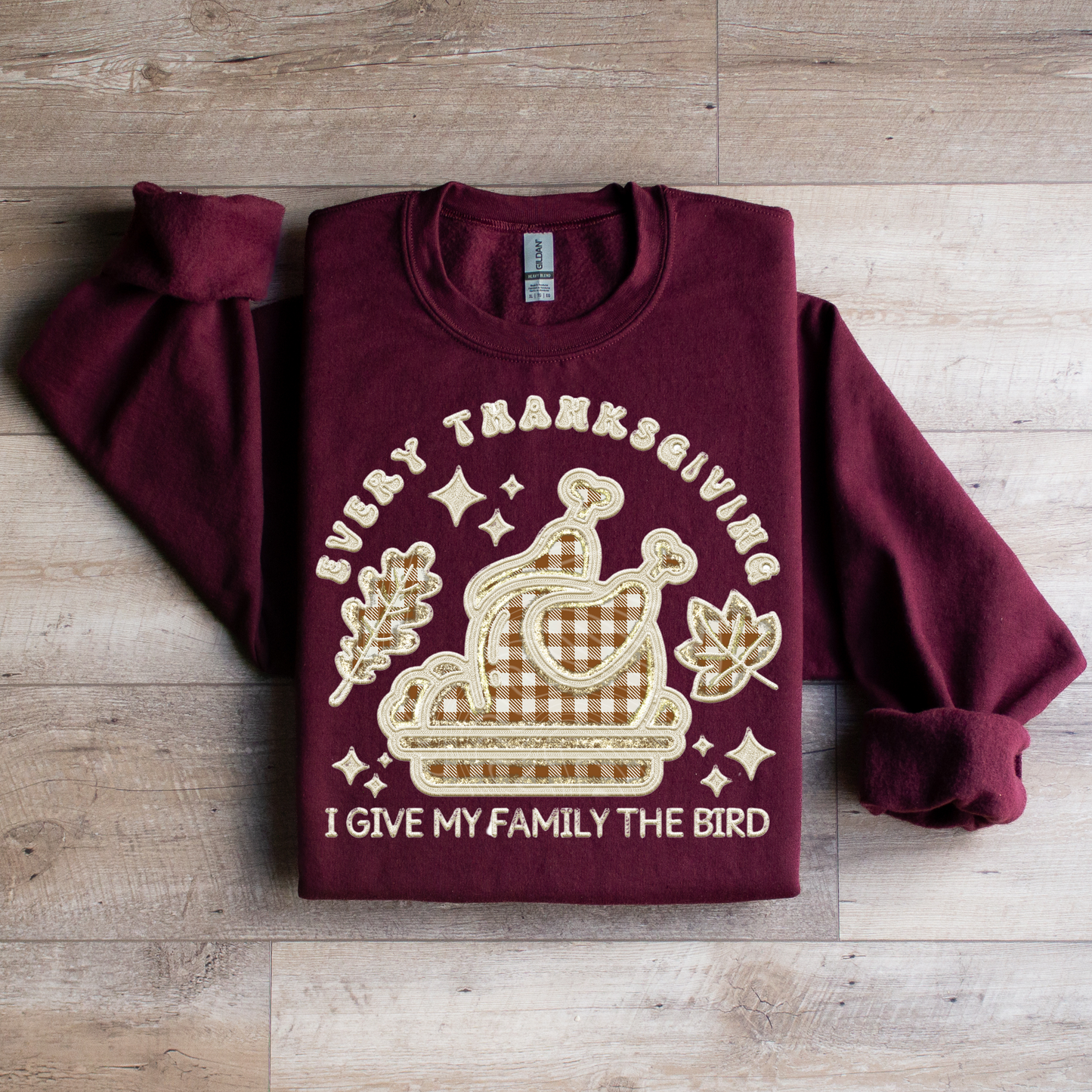 Custom Thanksgiving Sweatshirt - WaveBerry Threads