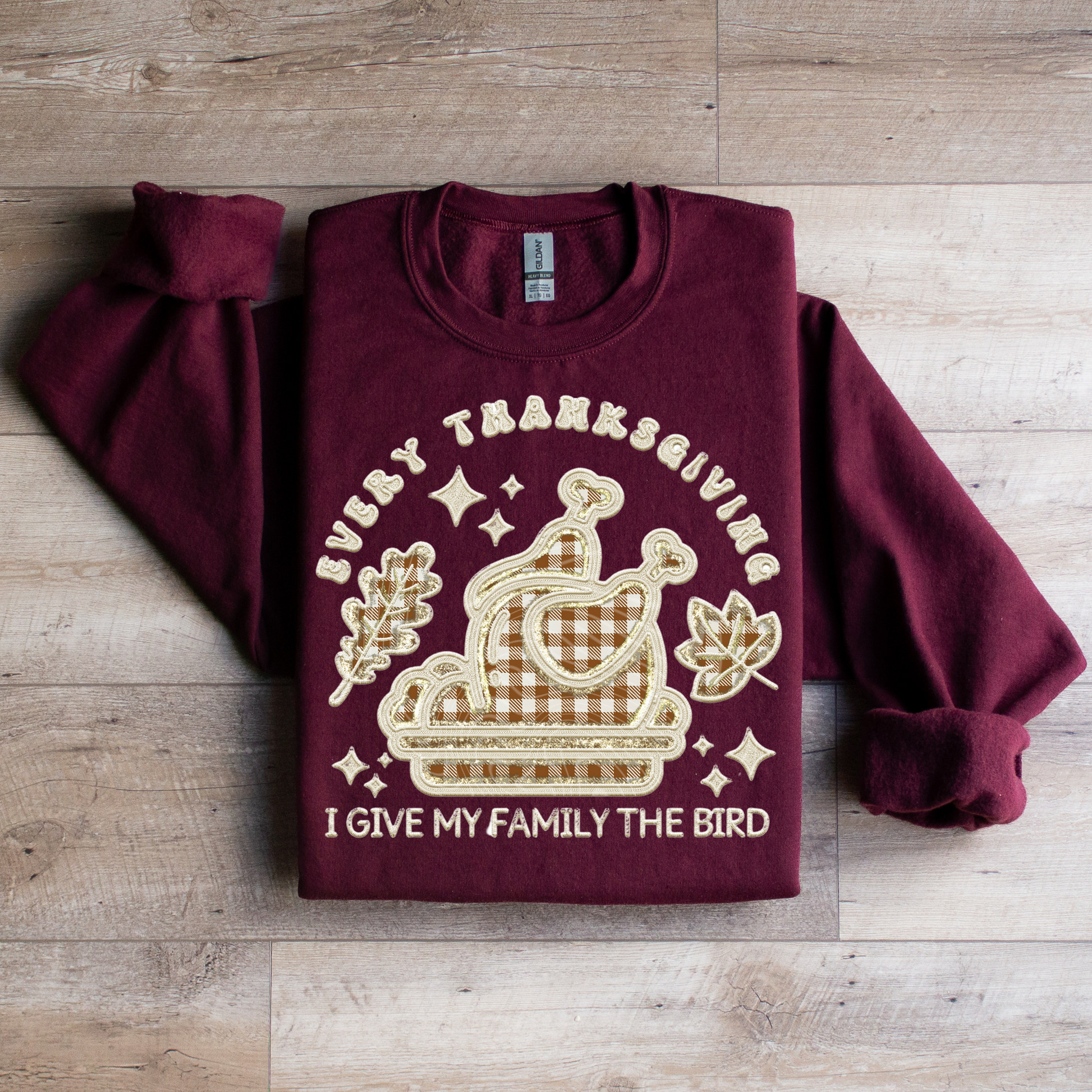 Custom Thanksgiving Sweatshirt - WaveBerry Threads