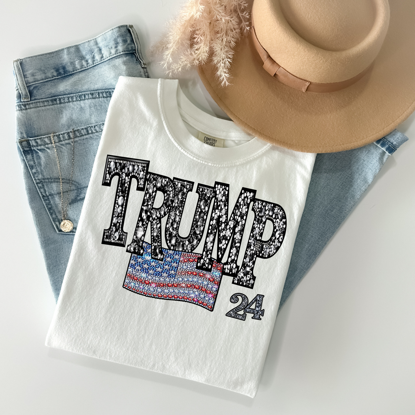 Trump '24 Rhinestone T-Shirt