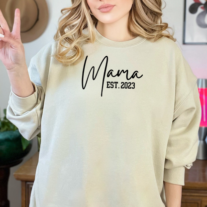 Personalized Mama Sweatshirt