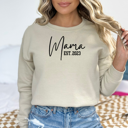 Personalized Mama Sweatshirt