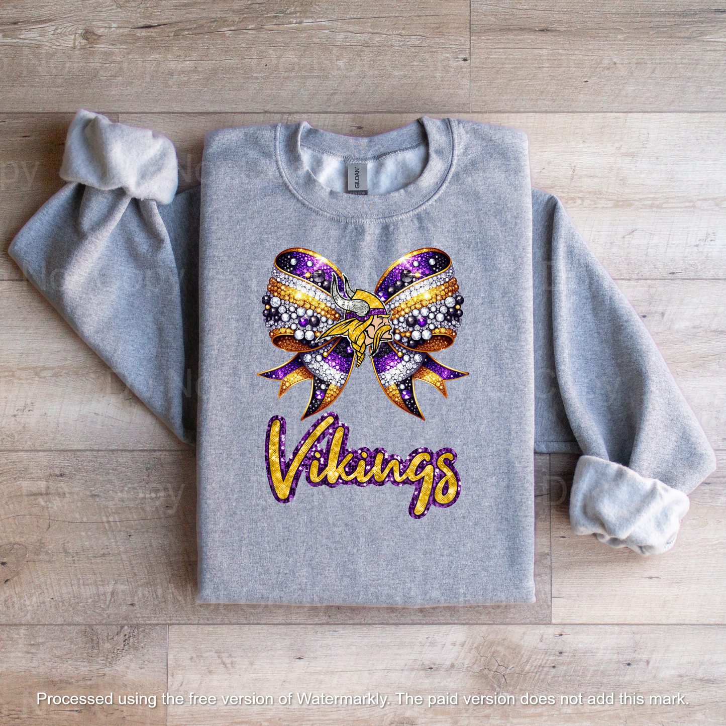 Custom NFL Football Team Crewneck Sweatshirt - WaveBerry Threads