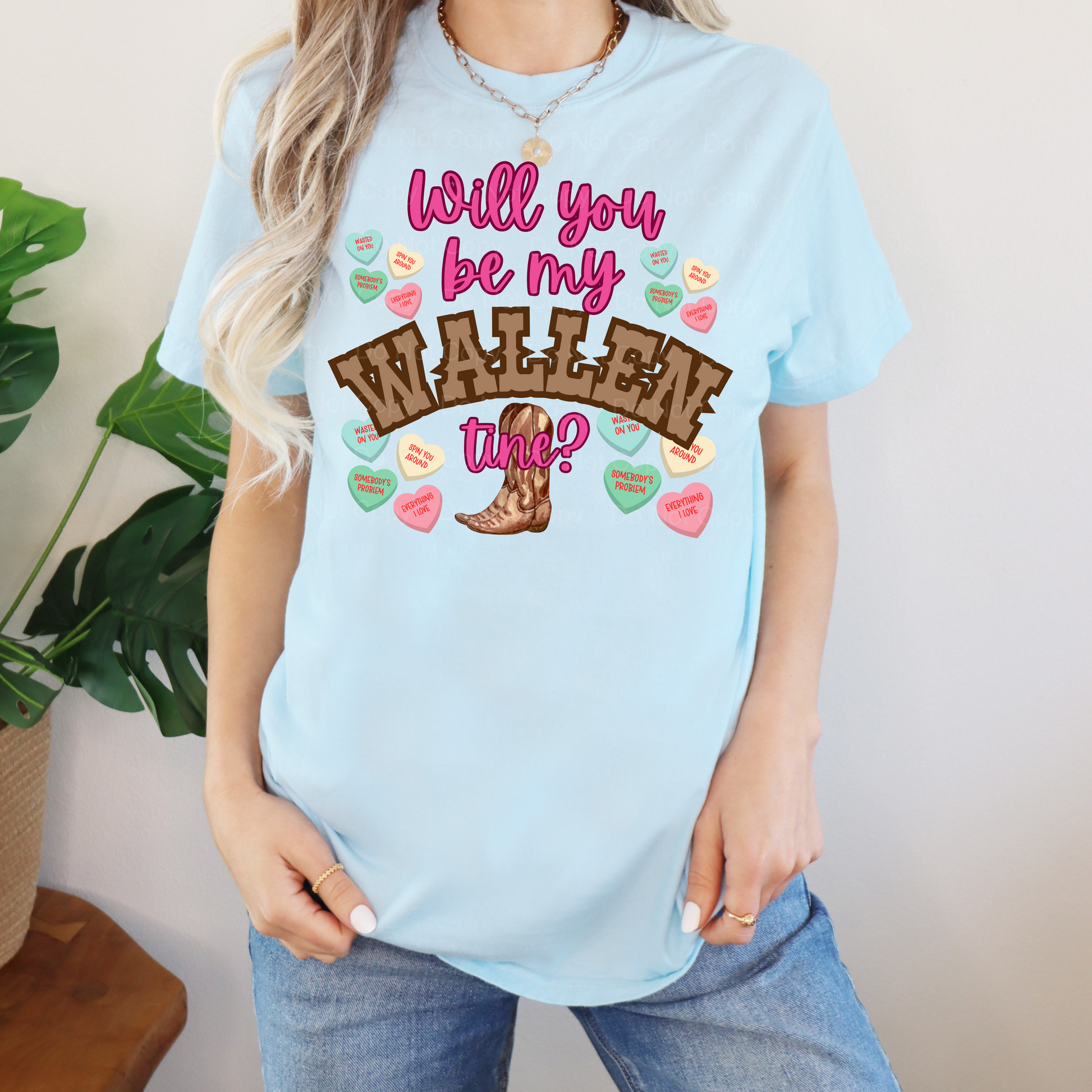 Will You Be My Wallen-tine T-Shirt - WaveBerry Threads