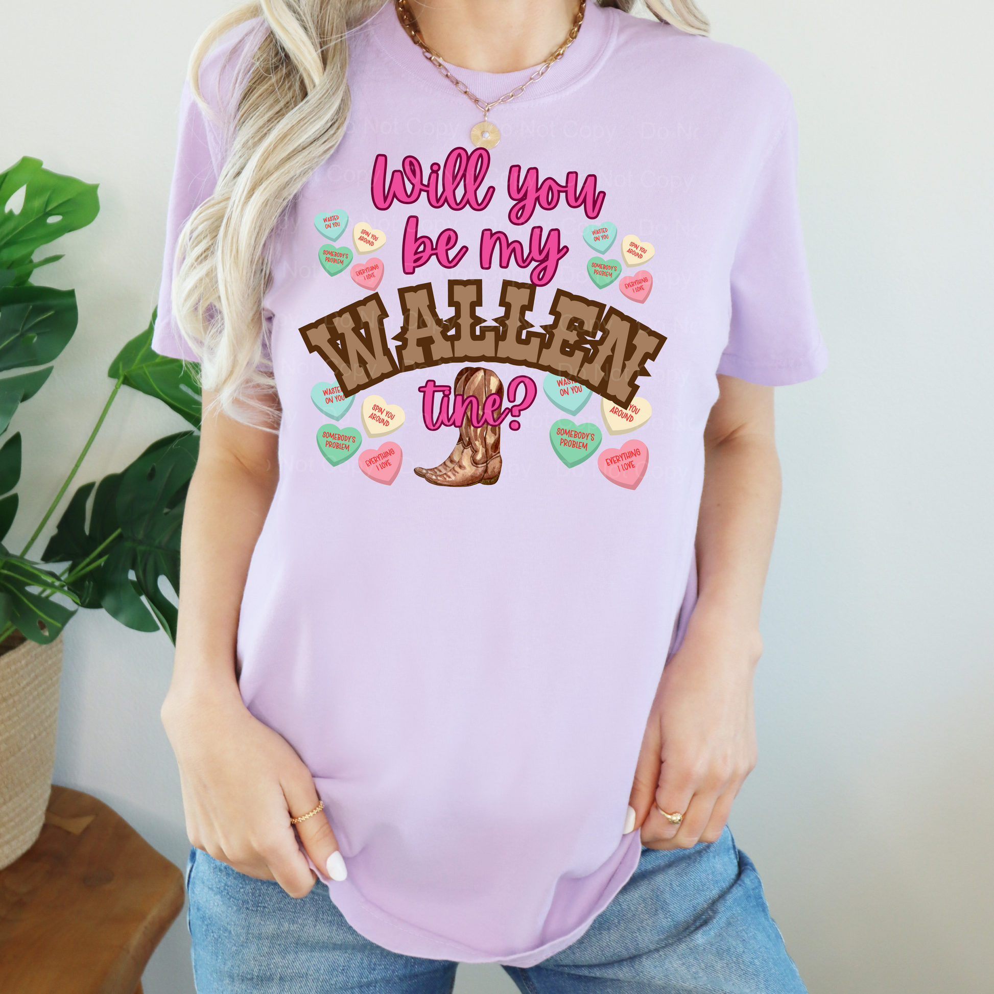 Will You Be My Wallen-tine T-Shirt - WaveBerry Threads