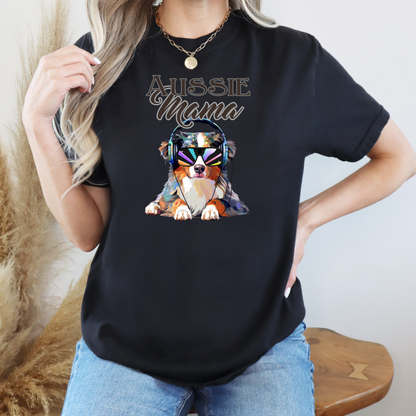 Custom Dog Breed Mama T-Shirt - WaveBerry Threads