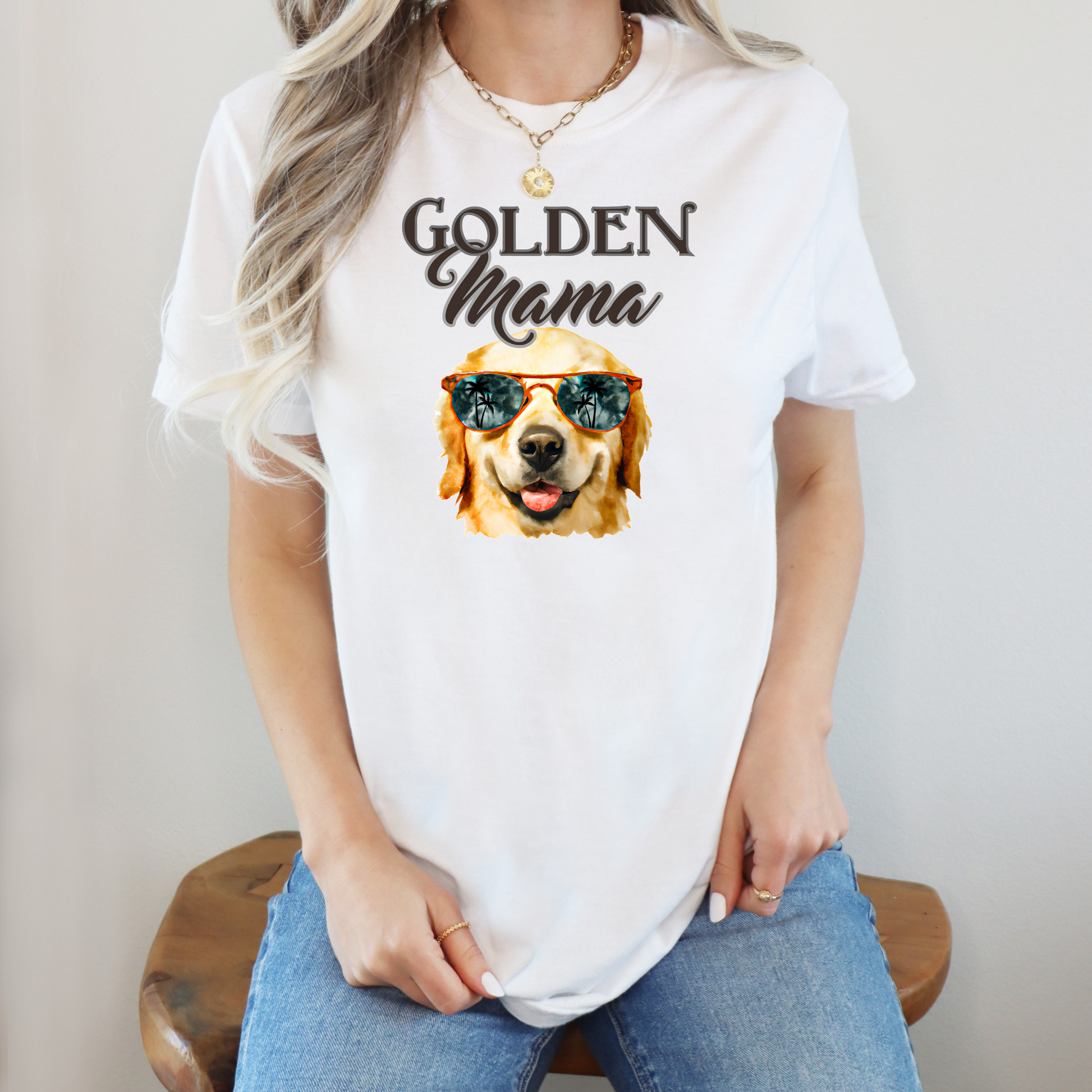 Custom Dog Breed Mama T-Shirt - WaveBerry Threads