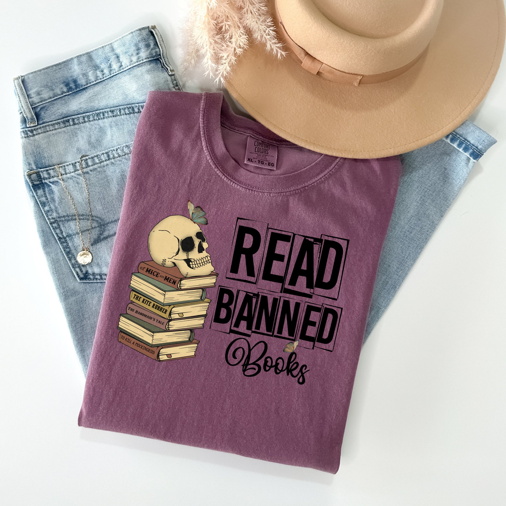 Read Banned Books T-Shirt - WaveBerry Threads