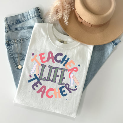 Teacher Life T-Shirt - WaveBerry Threads