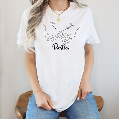 Best Friend T-Shirt Customizable - WaveBerry Threads