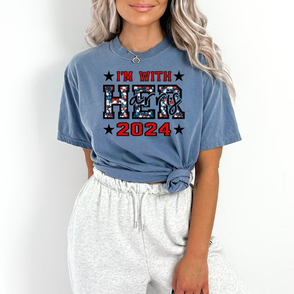 "I'm With Her/Harris" Kamala Harris 2024 T-Shirt