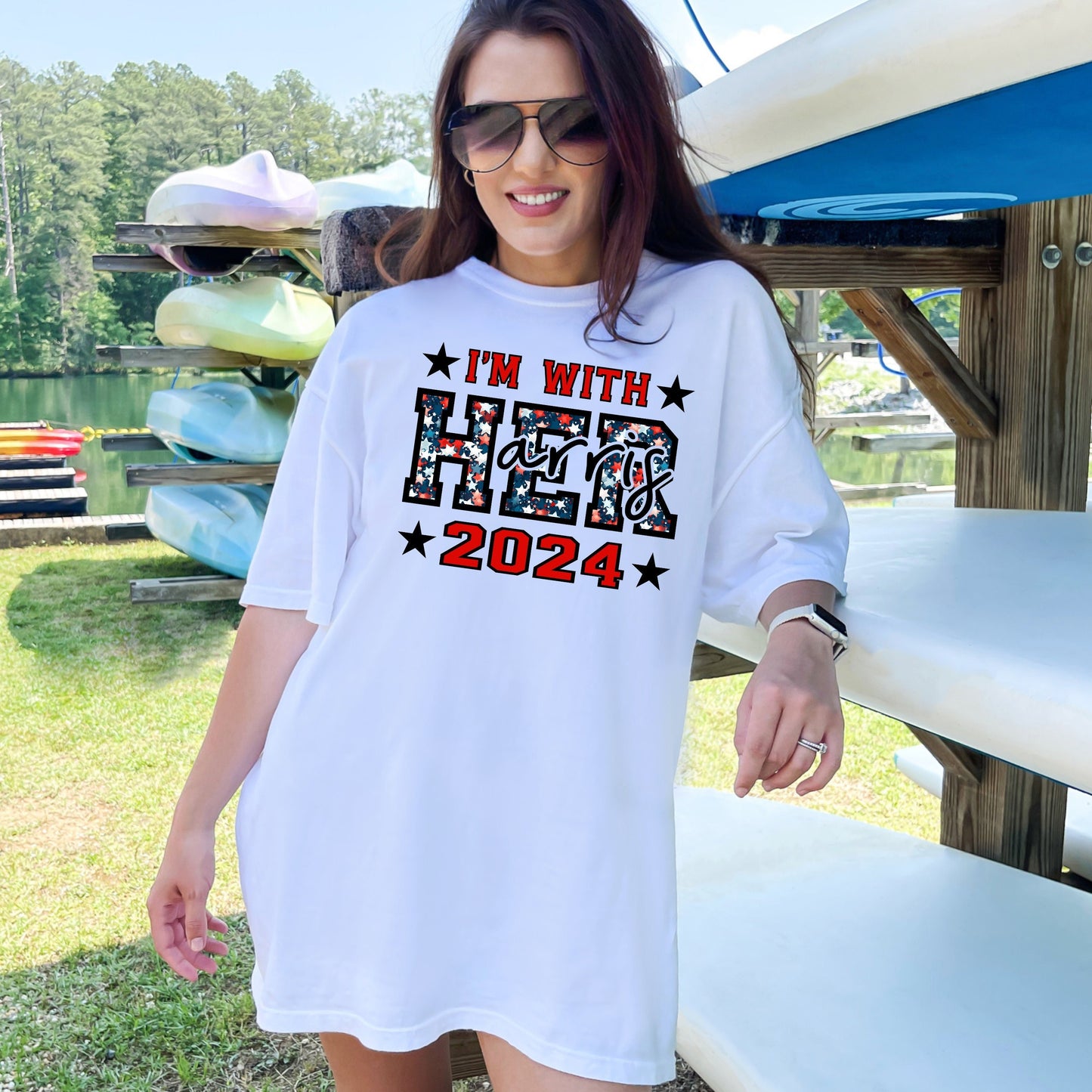 "I'm With Her/Harris" Kamala Harris 2024 T-Shirt