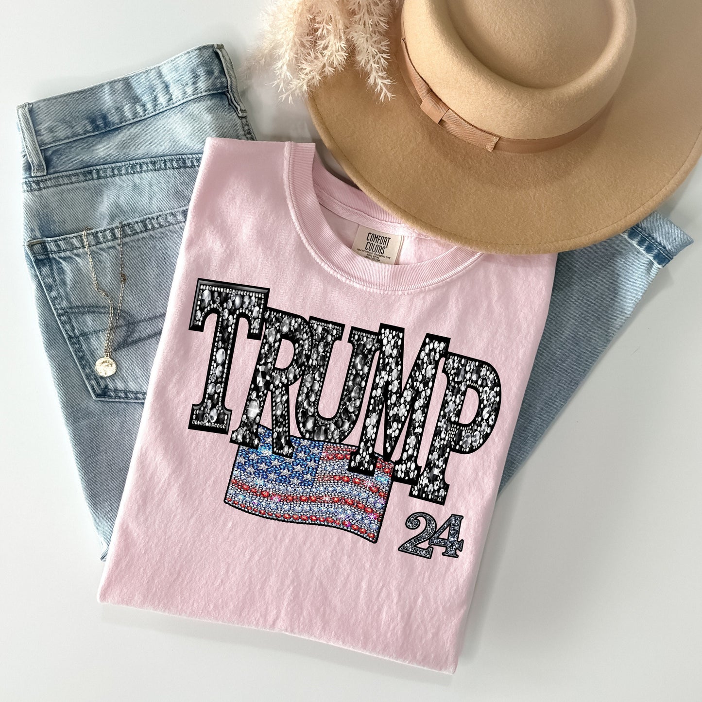 Trump '24 Rhinestone T-Shirt