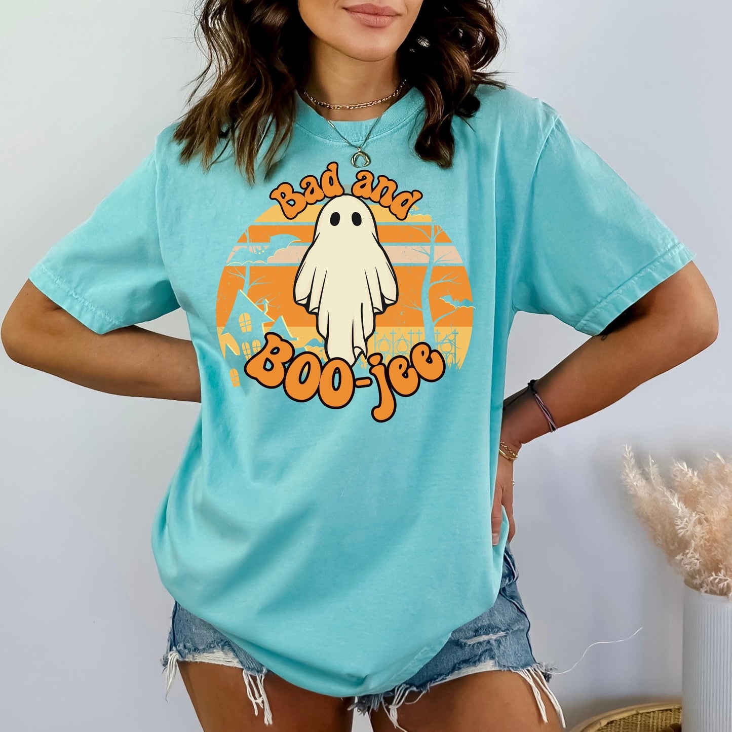 Bad and Boojee Ghost Halloween T-Shirt