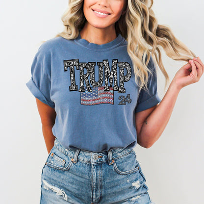 Trump '24 Rhinestone T-Shirt