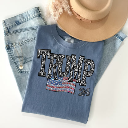 Trump '24 Rhinestone T-Shirt