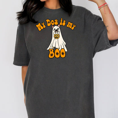 My Dog is My Boo Halloween Dog T-Shirt