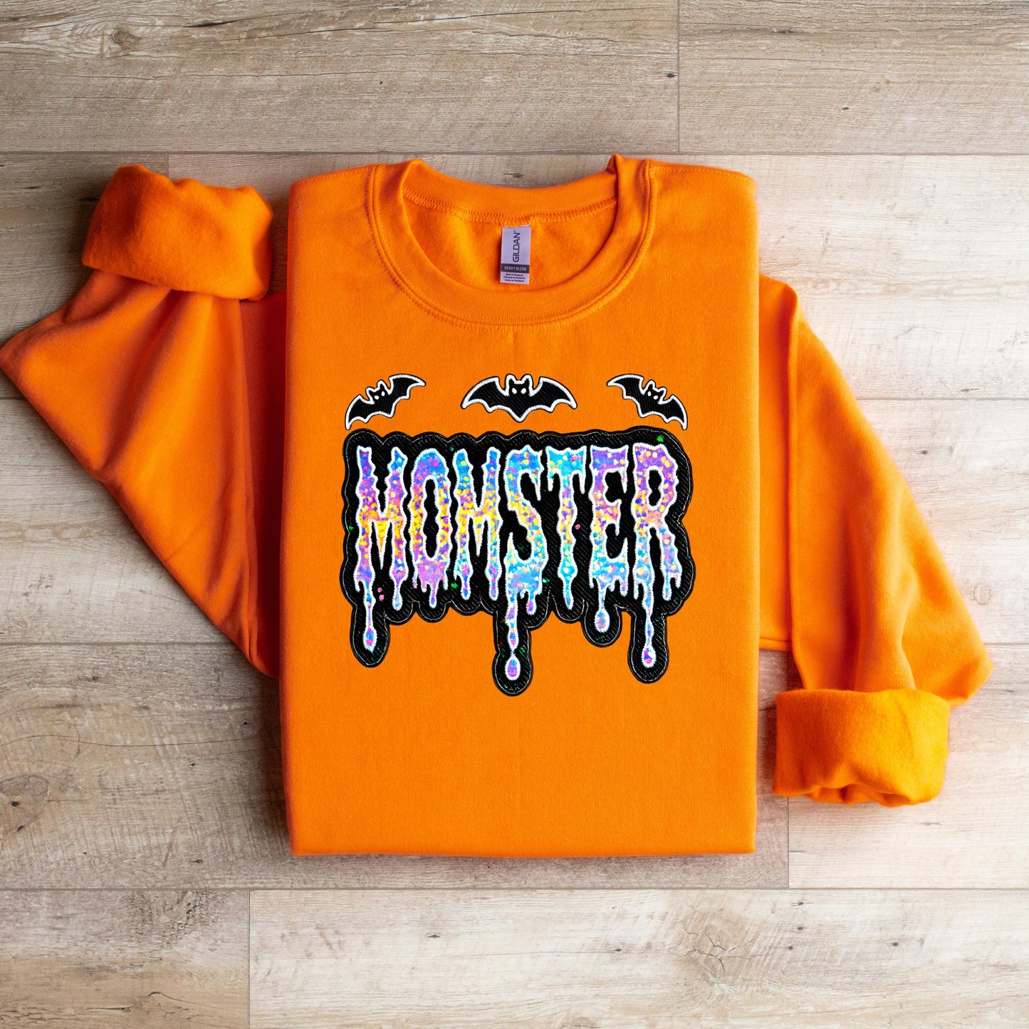 Momster Halloween Crewneck Sweatshirt - WaveBerry Threads