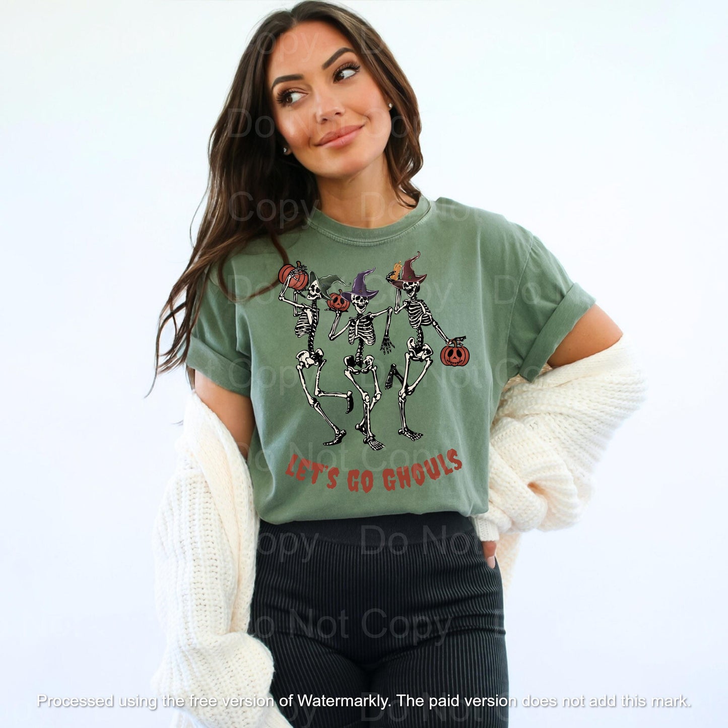 Dancing Skeleton Let's Go Ghouls Shirt