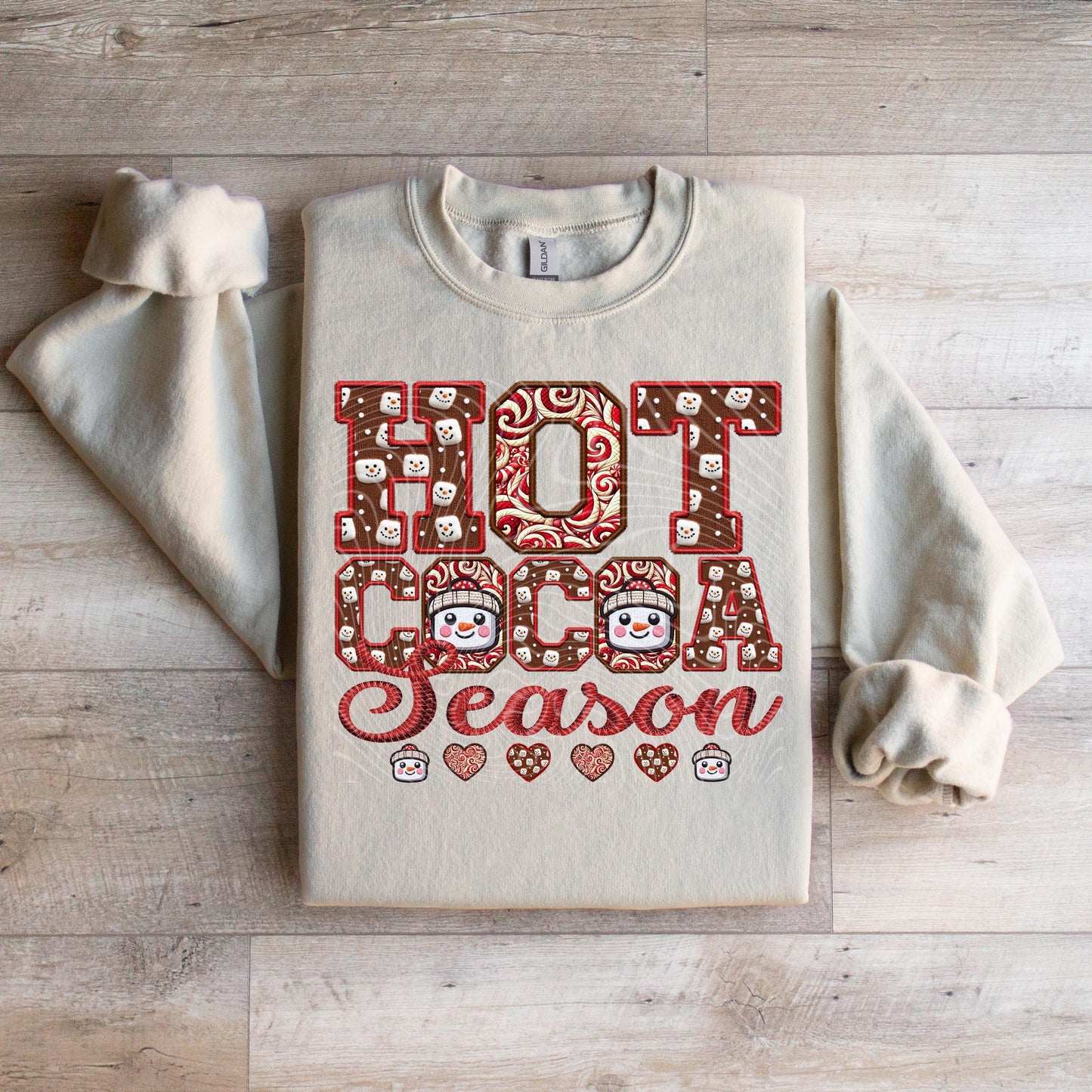 Hot Cocoa Season Crewneck Sweatshirt - WaveBerry Threads