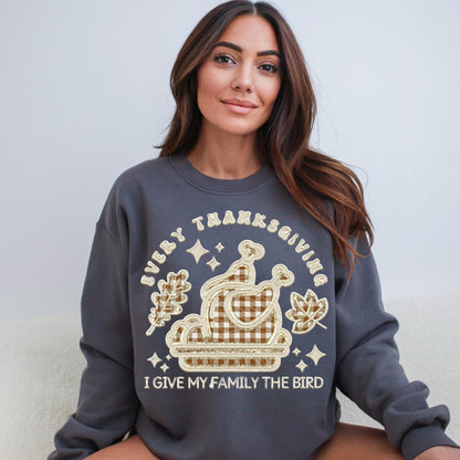 Custom Thanksgiving Sweatshirt - WaveBerry Threads