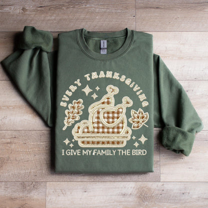 Custom Thanksgiving Sweatshirt - WaveBerry Threads